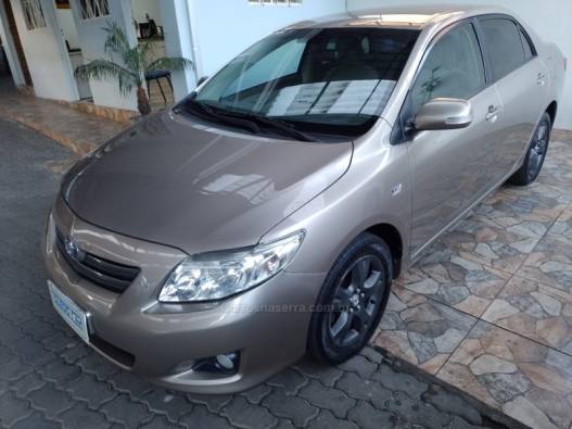 TOYOTA - COROLLA - 2008/2009 - Bege - Sob Consulta